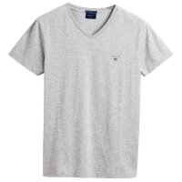 GANT Mens T-Shirt - Original Slim V-Neck T-Shirt, cotton,...