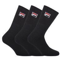 FILA Unisex 3 Pair Socks - Terry Tennis Socks, Crew...