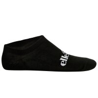 ellesse Unisex Sneaker Socks FRIMO, 3 Pair - No Show Socks, Sport, Logo Black 43-46,5 (UK 9-11.5)