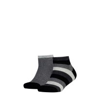 TOMMY HILFIGER Kids Quarter Socks, 2 Pack - Basic Stripe,...