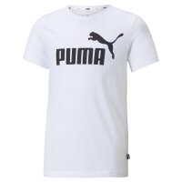 PUMA Jungen T-Shirt - Baumwolle, einfarbig, Logo-Print,...