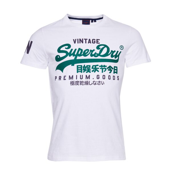 Superdry Herren T-Shirt - Logo-Print, Rundhals, einfarbig, 34,99 €