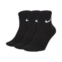 NIKE Unisex 3-Pack Sports Socks - Everyday, Lightweight...