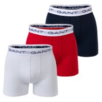 GANT Herren Boxer Shorts, 3er Pack - Boxer Briefs, Cotton...