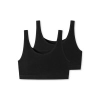 SCHIESSER Womens Bustier 2 Pack - without Cups, Single...