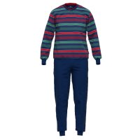 GÖTZBURG Mens Pyjamas Set - long, Round neck, striped