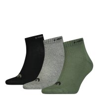 HEAD Quarter Socks, 3-Pack - short Socks, unicoloured