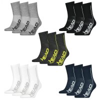HEAD Unisex Crew Socks - 3-Pack, Sports Socks, Mesh...