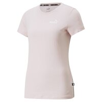 PUMA Damen T-Shirt - ESS+ Embroidery Tee, Rundhals,...