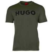 HUGO Herren T-Shirt - Dulivio, Rundhals, Kurzarm, Logo, Baumwolle