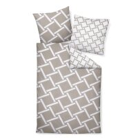 Janine Bed Linen 2 Pieces - Mako-Soft-Seersucker, Cotton,...