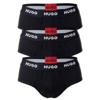 HUGO Mens Briefs, 3-pack - Hip Briefs Triplet Pack, Logo,...