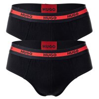 HUGO Herren Slips, 2er Pack - Hip Briefs Twin Pack, Logo,...