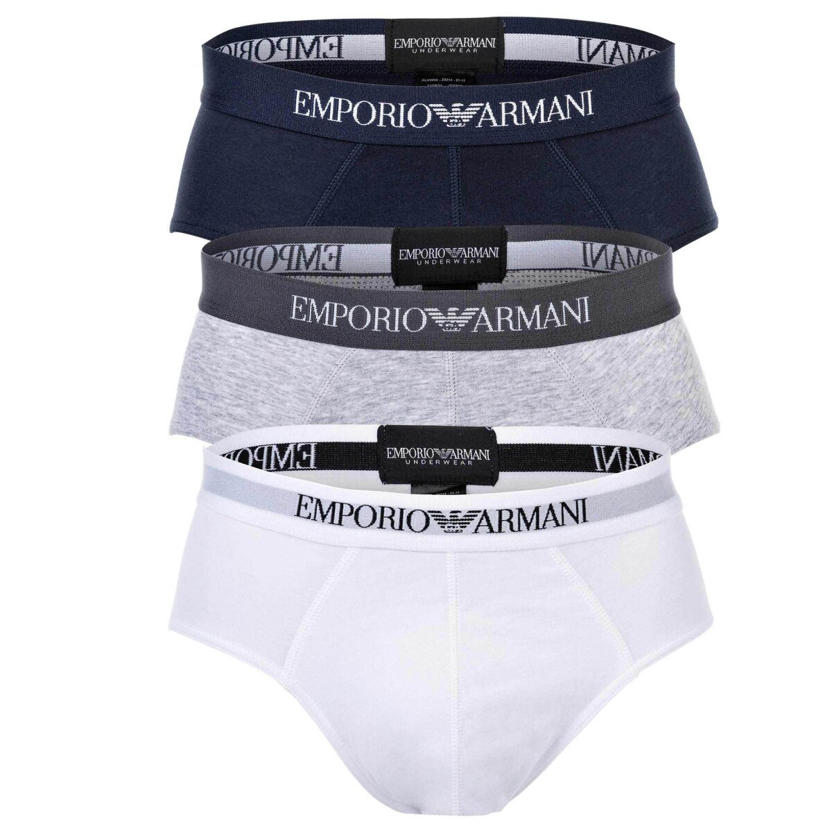 EMPORIO ARMANI 3 Herren Slips - Pure Cotton, 43,00 €