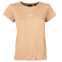 GANT Damen T-Shirt - D1. Gant Logo T-Shirt, Rundhals,...
