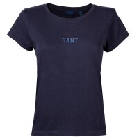 GANT Ladies T-Shirt - D1. Gant logo t-shirt, round neck,...