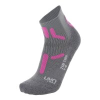 UYN Damen Trekking Quarter Socken - 2IN Low Cut Socks,...