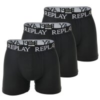 REPLAY Mens Boxer Shorts, 3-pack - Underpants, Cotton,...