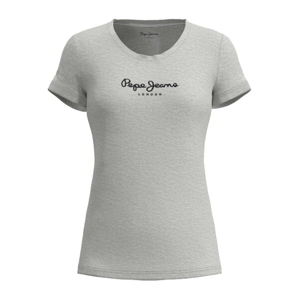 Pepe Jeans Damen T-Shirt - NEW VERGINIA, Baumwolle, Rundhals, Kurzarm