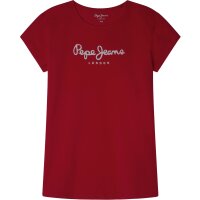 Pepe Jeans Girls T-shirt - HANA GLITTER, Cotton, Round...