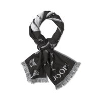 JOOP! mens scarf - Feris, woven scarf, cornflower, logo,...