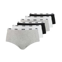 PUMA Damen Mini Shorts, 6er Pack - Soft Cotton Stretch, ECOM