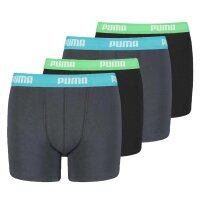 PUMA Jungen Boxer Shorts, 4er Pack - Basic Boxer ECOM,...