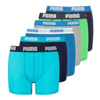 PUMA Jungen Boxer Shorts, 6er Pack - Basic Boxer ECOM,...