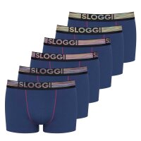 Sloggi Mens Boxer Shorts, 6 Pack - GO ABC NATURAL H...