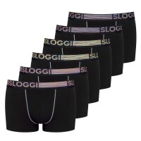 Sloggi Mens Boxer Shorts, 6 Pack - GO ABC NATURAL H...