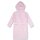 Sanetta Girls Bathrobe - Swimwear, Cotton, Hood, Pocket, Stripes Pink/White 164