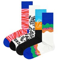 Happy Socks Unisex Socks, 4 Pack - WWF Gift Set, Gift...