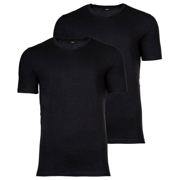 27,95 t-shirt, 2-pack color, V-neck, - basic, men\'s s.Oliver € solid