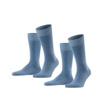 FALKE mens socks, 2-pack - Happy, short socks, cotton