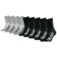HEAD Unisex Crew Socks, 9 Pack - PERFORMANCE SHORT CREW...