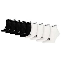 HEAD Unisex Quarter Socks, 9-pack - PERFORMANCE QUARTER...