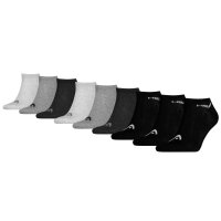 HEAD Unisex Sneaker Socks, 9-pack - PERFORMANCE SNEAKER...
