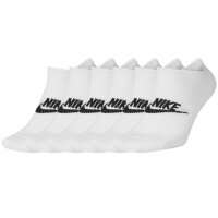 NIKE Unisex 3-Pack Sneaker Sports Socks - Everyday Essential, Logo, uni