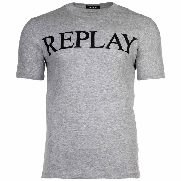 REPLAY Herren T-Shirt aus Baumwolle mit Logo-Print, 44,95 €