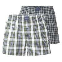 TOM TAILOR Mens Woven Boxer Shorts, 2-Pack - Underwear,...