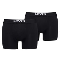LEVIS Mens Solid Basic Boxer Brief Organic, Pack of 2,...