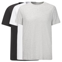 seidensticker mens T-shirt, 3-pack - Basic, short sleeve,...