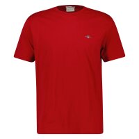 GANT Herren T-Shirt - REGULAR SHIELD, Rundhals, kurzarm, Baumwolle, Stickerei