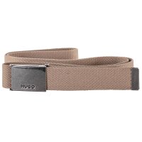 HUGO Mens Belt - Garrat-Tp_Os35, Textile Belt, Metal...