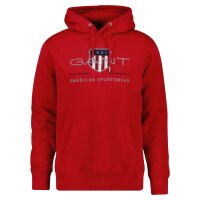 GANT Mens Hoodie - REGULAR ARCHIVE SHIELD HOODIE, hooded sweatshirt, logo