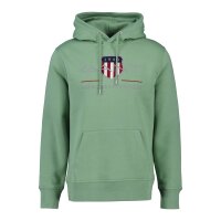 GANT Mens Hoodie - REGULAR ARCHIVE SHIELD HOODIE, hooded sweatshirt, logo