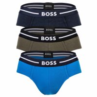 BOSS Mens Hip Briefs, 3-Pack - Bold, Underwear,...