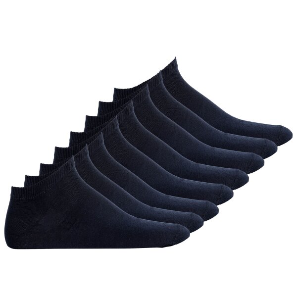 TOM TAILOR mens socks 8-pack - basic, sneaker socks, unicoloured Navy 43-46