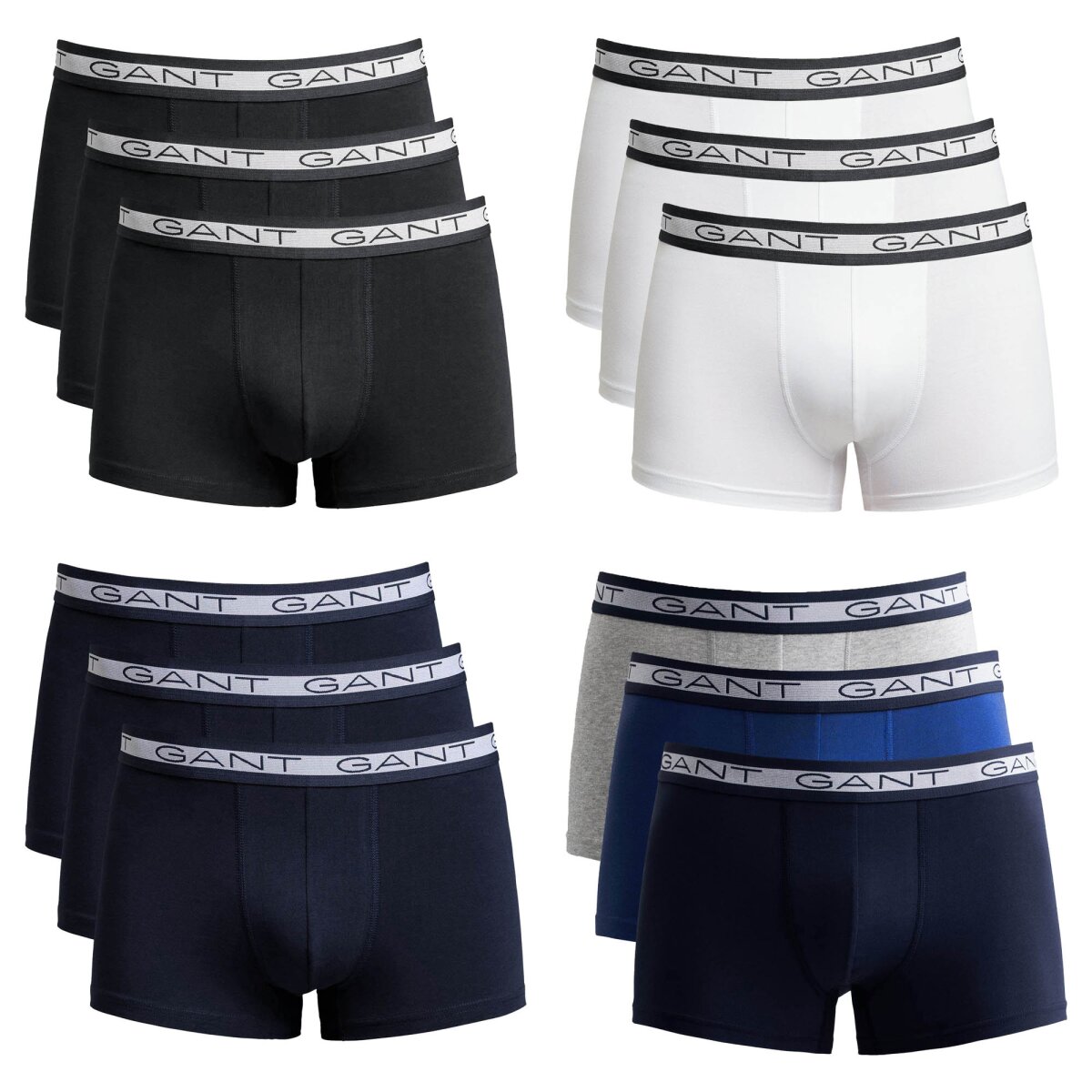 GANT Men's Boxer Shorts, 3-pack - BASIC TRUNKS, 44,95 €