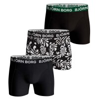 BJÖRN BORG Mens Boxer Shorts 3 Pack - Cotton Stretch...